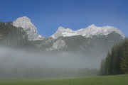 Spitzmauer (li.) und Hoher Priel - Oberösterreich