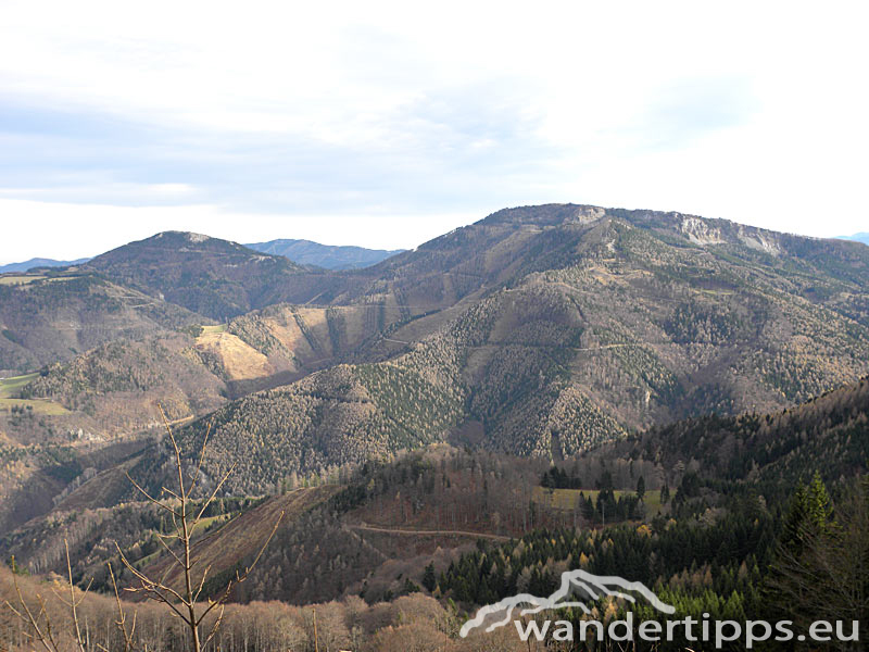 Kloster-Hinteralpe von Norden/Mucken Kogel  Abbildung 11